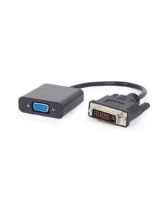 Akyga Adapter AK-AD-50 DVI-D M D-Sub VGA F 0 15m kolor czarny - Adaptery i przejściówki - miniaturka - grafika 1
