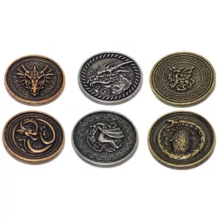 Smoki Zestaw 3 Metalowych Monet - Gry planszowe - miniaturka - grafika 1