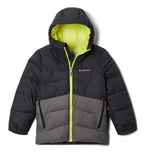 Columbia Arctic Blast Płaszcz narciarski dla chłopców, Shark, City Grey, XL - Płaszcze damskie - miniaturka - grafika 1