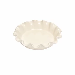 Naczynie do pieczenie z falbaną - 27cm - kremowy kod: EH026187 - Formy do ciast - miniaturka - grafika 1