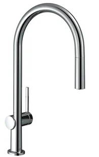 Hansgrohe M54 - Bateria zlewozmywakowa Talis z wyciąganą wylewką, chrom 72802000 - Baterie kuchenne - miniaturka - grafika 1