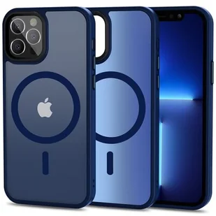 Etui TECH-PROTECT MagMat MagSafe do Apple iPhone 12/12 Pro Granatowy - Etui i futerały do telefonów - miniaturka - grafika 1