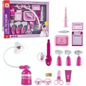 Zabawy w naśladowanie dorosłych - Zestaw lekarski 15el - zabawka - miniaturka - grafika 1