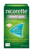Rzucanie palenia - McNeil Nicorette Classic 2mg 105 szt. - miniaturka - grafika 1