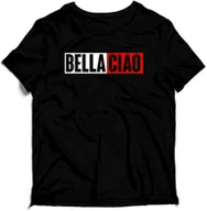 Gadżety dla niej i dla niego - KOSZULKA DOM Z PAPIERU LA CASA DE PAPEL MĘSKA BELLA CIAO - miniaturka - grafika 1