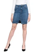 Spódnice - Damska spódnica mini Lee SKIRT W28 - miniaturka - grafika 1