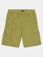 Spodenki damskie - Guess Szorty materiałowe L4GD23 WBHQ0 Zielony Regular Fit - miniaturka - grafika 1