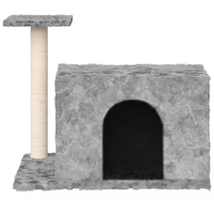 Lumarko Drapak dla kota z sizalowym słupkiem, jasnoszary, 51 cm! - Drapaki dla kotów - miniaturka - grafika 4