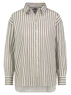 Koszule damskie - Sublevel Koszula w kolorze beżowo-białym - miniaturka - grafika 1