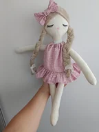 Pamiątka Chrztu Świętego - Lalka szmaciana personalizowana 57 cm - miniaturka - grafika 1