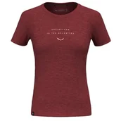 Koszulki i topy damskie - SALEWA Eagle Eitd Merino T-Shirt damski, Syrah, XXS - miniaturka - grafika 1