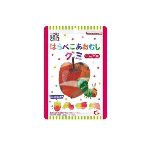 HARAPEKO AOMUSHI RINGO GUMI - JAPOŃSKIE ŻELKI JABŁKOWE, HEART 40g