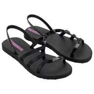 Sandały damskie - Sandały Ipanema Diversa Sandal Ad 27234 BG729 czarne - miniaturka - grafika 1