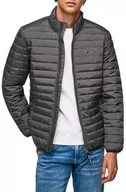 Kurtki męskie - Pepe Jeans Connel Solid Kurtka męska, Czarny (sprany czarny), L - miniaturka - grafika 1