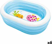 Zabawki i gry sportowe - Dmuchany Fotel dla Dzieci Intex Owalna Niebieski Biały 230 L 163 x 46 x 107 cm 6 Sztuk - miniaturka - grafika 1