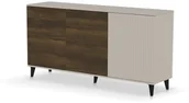 Komody - Komoda RANDOM 2 KM-1 160cm orzech/kaszmirowa HALMAR - miniaturka - grafika 1