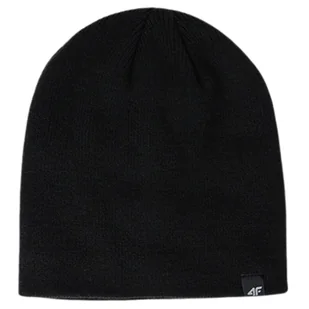 Czapka męska zimowa 4F 4FWAW25ACAPM577-20S Czarny Roz. L - Czapki męskie - miniaturka - grafika 1