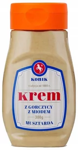KONIK Musztarda Krem z Gorczycy z Miodem 300g - Musztardy - miniaturka - grafika 1