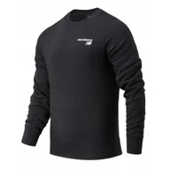 Bluzy sportowe męskie - Bluza na co dzień męska NEW BALANCE bez kaptura - miniaturka - grafika 1