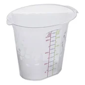 Miski i półmiski - Branq DOSTAWCA pojemnik z miarką iml 1l 1672 12869 - miniaturka - grafika 1