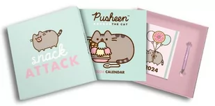 Pusheen - zestaw na prezent długopis, kalendarz, pamiętnik 2024 - Kalendarze - miniaturka - grafika 1