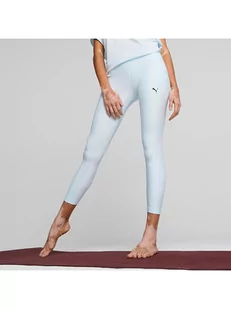 Puma Legginsy "Studio" w kolorze błękitnym - Spodnie sportowe damskie - miniaturka - grafika 1