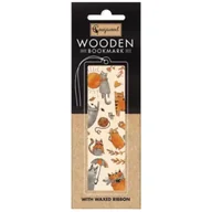 Zakładki do książek - Zakładka drewniana Kocie historie - miniaturka - grafika 1