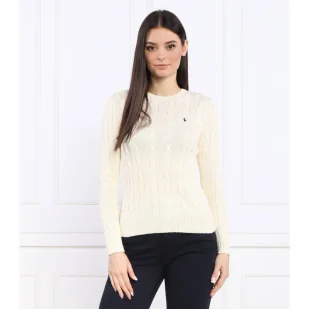 POLO RALPH LAUREN Sweter | Slim Fit - Swetry damskie - miniaturka - grafika 1