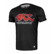 Odzież taktyczna i umundurowanie - Koszulka Mesh Rashguard Pit Bull Performance Pro plus ADCC - Czarna - miniaturka - grafika 1