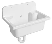 Wylewki do baterii - Aqualine - Zlew, 55x37 cm, biały PI5052 - miniaturka - grafika 1