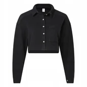 Bluzy damskie - Bluza Damska rozpinana REEBOK - CL WDE FEECE LAYER IN IB4448 CZARNA - miniaturka - grafika 1