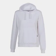 Odzież sportowa dziecięca - Bluza sportowa damska Joma Montana biała z kapturem - miniaturka - grafika 1