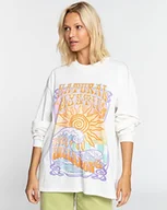 Koszulki i topy damskie - BILLABONG Podstawowa koszulka damska biała S/8 - miniaturka - grafika 1