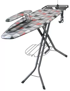 Deska do prasowania Magnum PRO Ekspert Full Opcja - Triangles Pink - Deski do prasowania - miniaturka - grafika 1