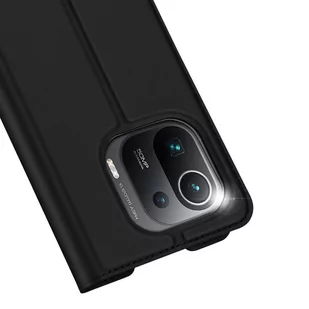Dux Ducis Skin Pro kabura etui pokrowiec z klapką Xiaomi Mi 11 Pro czarny - Etui i futerały do telefonów - miniaturka - grafika 3