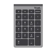 Klawiatury - Trust Xalas Wireless Srebrny 25709 - miniaturka - grafika 1
