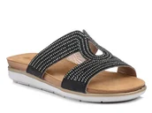 Klapki i japonki damskie - Klapki damskie na platformie czarne Inblu PG-29-37 - miniaturka - grafika 1