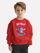 Bluzy dla dziewczynek - BLUZA DZIECIĘCA STITCH ANGEL ANDZIA 146-152 MŁODZIEŻOWA WZORY PREZENT - miniaturka - grafika 1