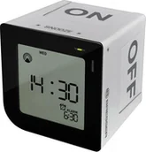 Zegary - Bresser Budzik stołowy Bresser FlipMe, srebrny - miniaturka - grafika 1