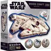 Pozostałe książki - Holz Puzzle 160  Star Wars - Millennium Falcon - miniaturka - grafika 1