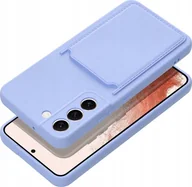 Etui i futerały do telefonów - OEM Futerał CARD CASE do SAMSUNG S24 FE fioletowy - miniaturka - grafika 1