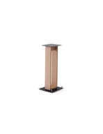 Głośniki - stojaki i akcesoria - Norstone Alva Plus Walnut/Black – eleganckie podstawki głośnikowe 68 cm Oak - miniaturka - grafika 1