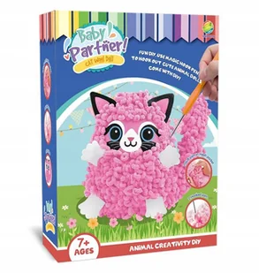 Zabawka kreatywna kot- WYSZYWANKA - Prace ręczne dla dzieci - miniaturka - grafika 1