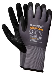 Super Tech Flex+ Rękawice Robocze Powlekane Pianką Nitrylową 11 - Xxl - Rękawice robocze - miniaturka - grafika 1