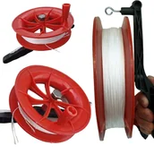 Zabawki i gry sportowe - LINKA DO LATAWCA 50M ZAPAS KOŁOWROTEK ZE SZNURKIEM - miniaturka - grafika 1