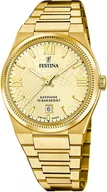 Zegarki męskie - Zegarek męski FESTINA 20057/2 złoty klasyczny do pływania - miniaturka - grafika 1
