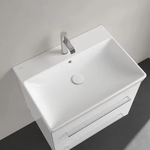 Villeroy & Boch Avento Umywalka meblowa 65x47 cm biały połysk z powłoką CeramicPlus 415865RW - Umywalki - miniaturka - grafika 1