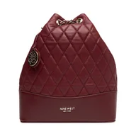 Torebki damskie - Plecak Nine West CEO-KANSAS-JH5824-NW Bordowy - miniaturka - grafika 1