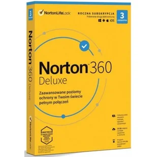 Symantec Norton 360 Deluxe 3st 12m - Programy antywirusowe - miniaturka - grafika 1