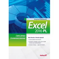 Aplikacje biurowe - Helion Excel 2016 PL Ćwiczenia zaawansowane - Krzysztof Masłowski - miniaturka - grafika 1